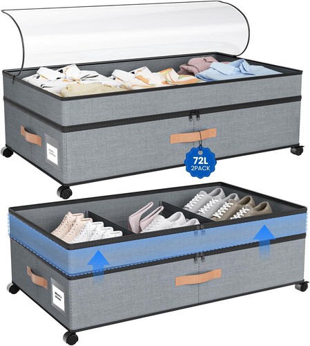 Underbed storage box on - underbed,