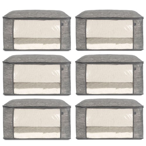 6pcs underbed bedding storage - 6pcs,