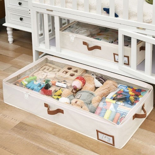 Clothes shoes under bed - clothes,