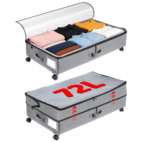 72litre large under bed - 2x,