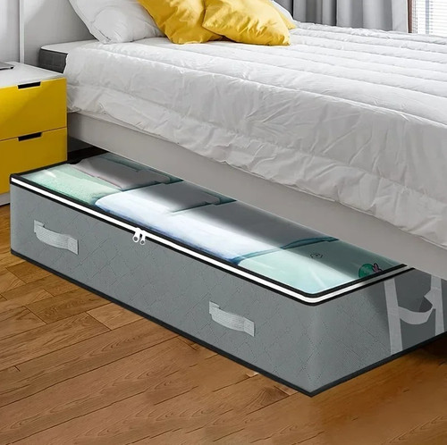 2pcs under bed storage box - under,