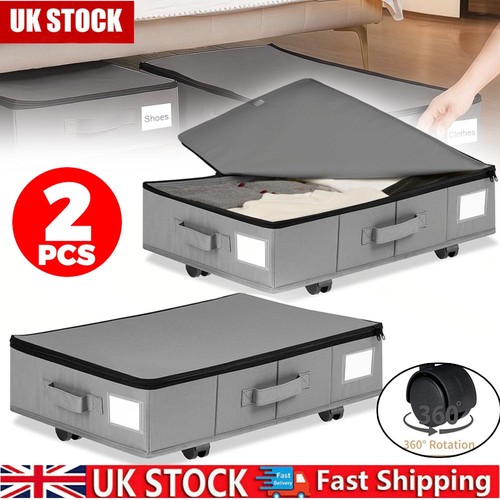 Under bed storage wheels - 2x,